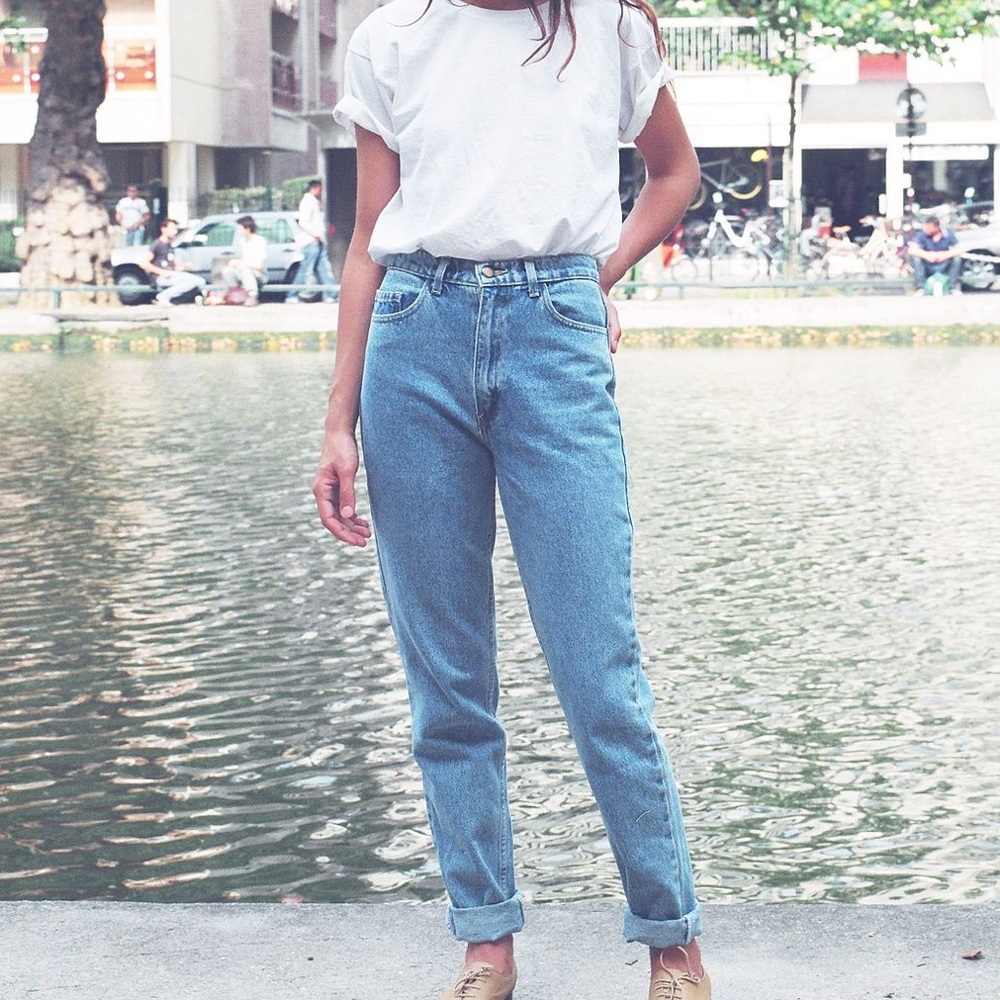 American Apparel Mom Jeans